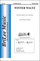 Winter Waltz Two-Part choral sheet music cover